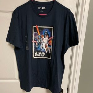 Star Wars Gap Navy blue t-shirt NWT